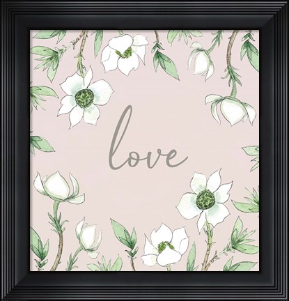 Framed Love Print