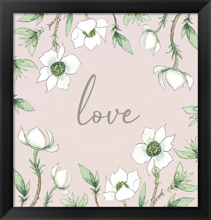 Framed Love Print