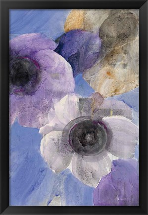 Framed Bright Floral II Print