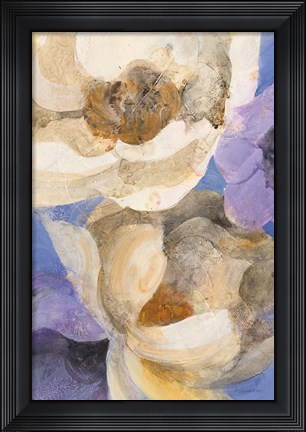 Framed Bright Floral I Print
