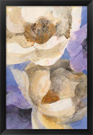 Framed Bright Floral I Print
