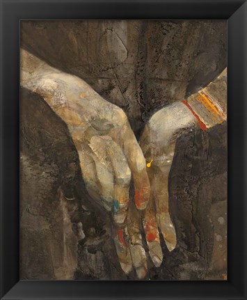 Framed Hands of Time II Print