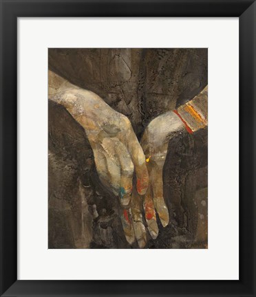 Framed Hands of Time II Print