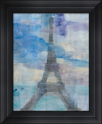 Framed Paris at Dusk II Print
