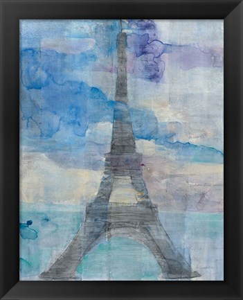 Framed Paris at Dusk II Print