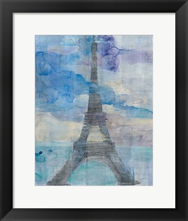 Framed Paris at Dusk II Print