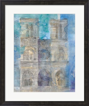 Framed Paris at Dusk I Print