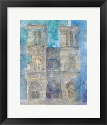 Framed Paris at Dusk I Print