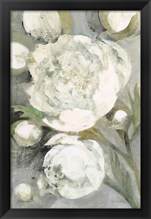 Framed Favorite White Peonies Print