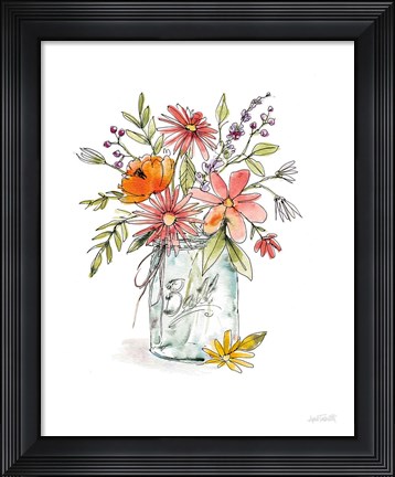 Framed Americana Mood V Summer Print