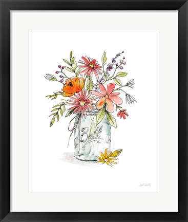 Framed Americana Mood V Summer Print