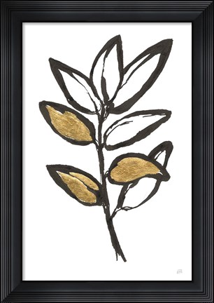 Framed Leafed IX Print