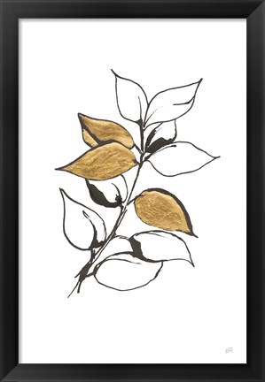 Framed Leafed VII Print