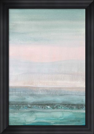 Framed Pastel Seascape Print