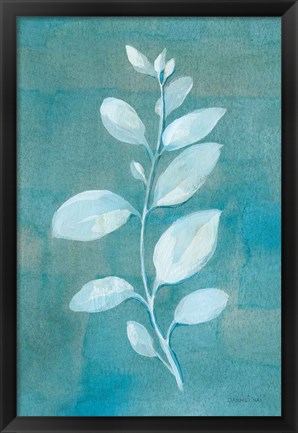 Framed Cool Leaves II Print