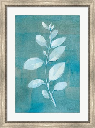 Framed Cool Leaves II Print