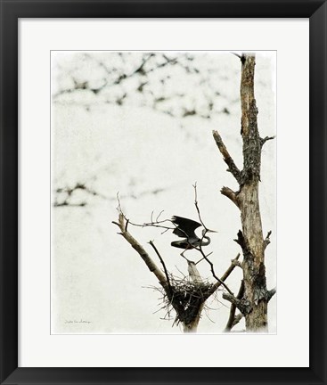 Framed Poised Print