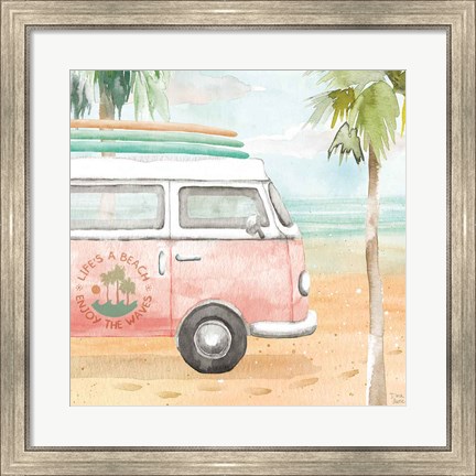 Framed Surfs Up V Print