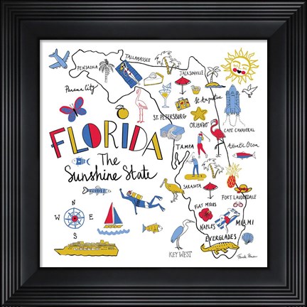 Framed Florida Print