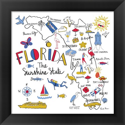 Framed Florida Print