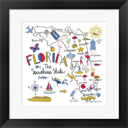 Framed Florida Print