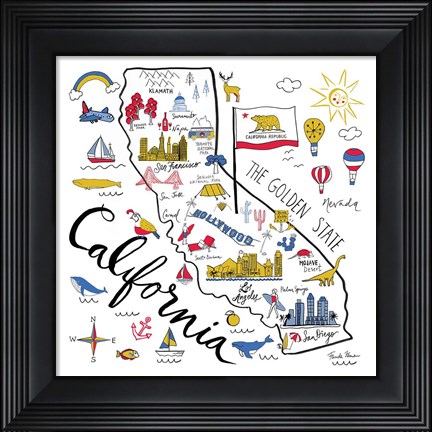 Framed California Print