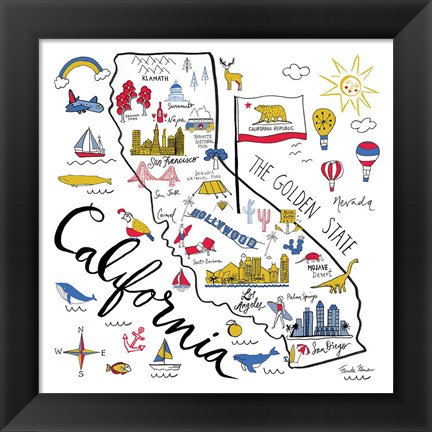 Framed California Print