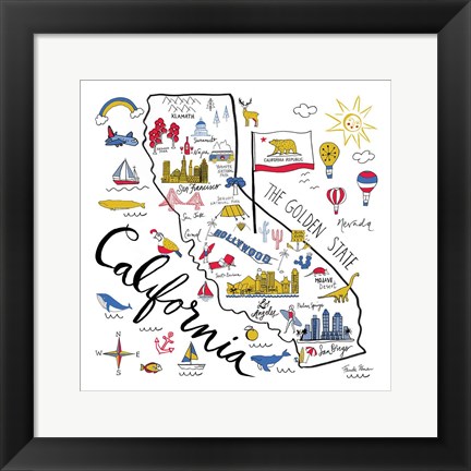 Framed California Print