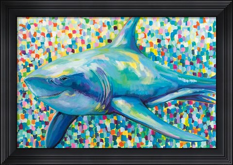 Framed Chatham Shark Print