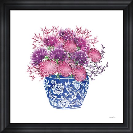 Framed Chinoiserie Style IV Print