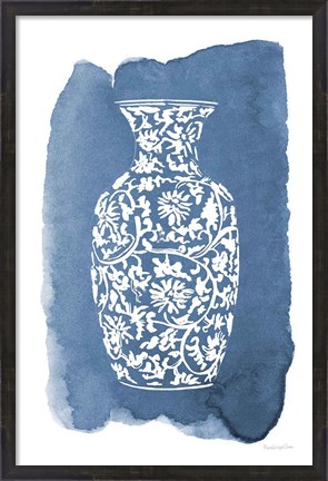 Framed Chinese Vase II Print