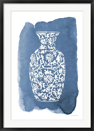 Framed Chinese Vase II Print