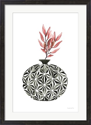 Framed Geometric Vases IV Print