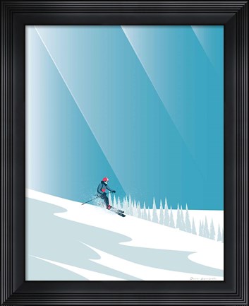 Framed Lapland No Words Print