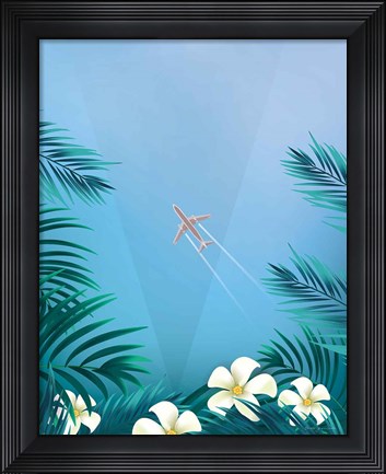 Framed Miami No Words Print