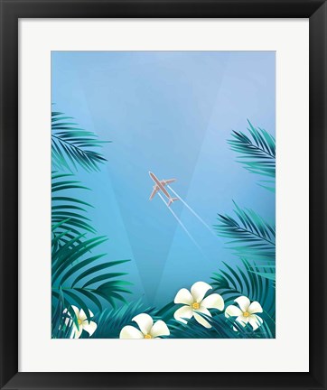 Framed Miami No Words Print