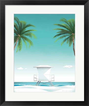 Framed Malibu No Words Print