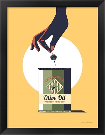 Framed Olive Oil Print