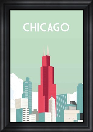 Framed Chicago Print
