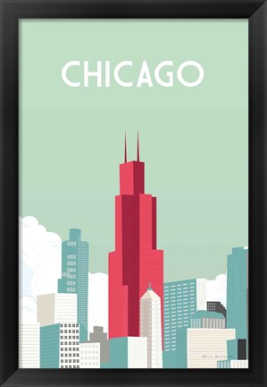 Framed Chicago Print