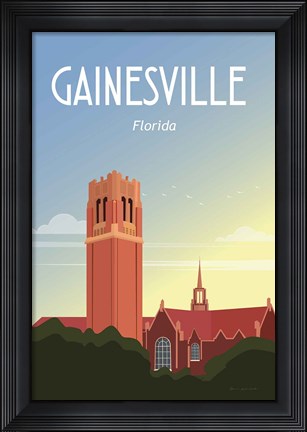 Framed Gainesville Print