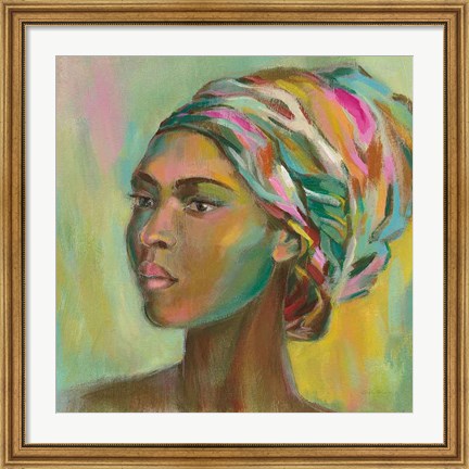 Framed African Woman II Print
