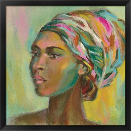 Framed African Woman II Print