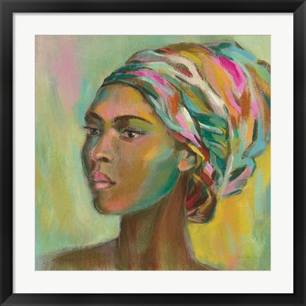 Framed African Woman II Print