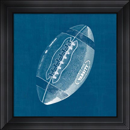 Framed Ball Four Blueprint III Print