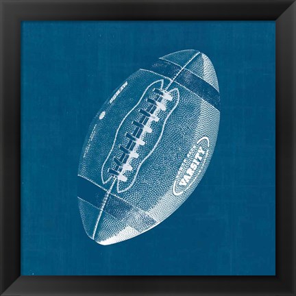 Framed Ball Four Blueprint III Print