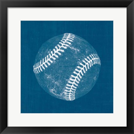 Framed Ball Four Blueprint I Print