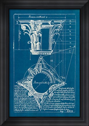 Framed Architectural Drawings I Blueprint Print