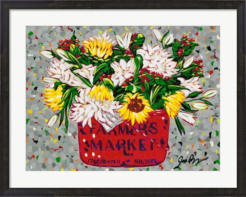 Framed Country Florals Print
