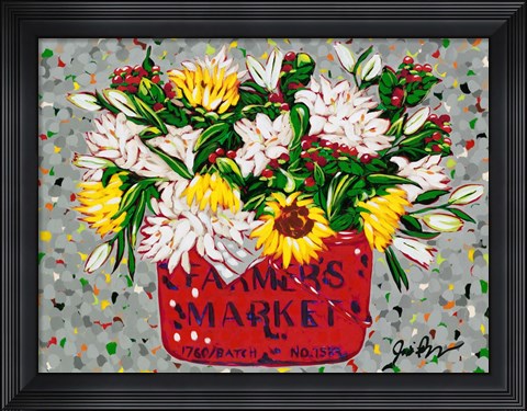 Framed Country Florals Print